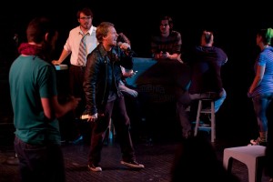 Ethan (Corey Volence) presents a rockin' performance during Key of E.  Photo by Emily Gilbert