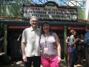 My husband Dan and I attended An Afternoon with Paul Sorvino, featuring Goodfellas during the 23rd Annual Florida Film Festival.