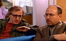 Woody Allen and Bob Balaban in Deconstructing Harry.