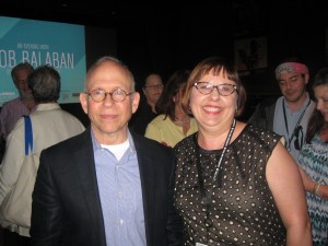 Sandra Carr and Bob Balaban at the 24th Annual Florida Film Festival. Photo by: Dan Carr