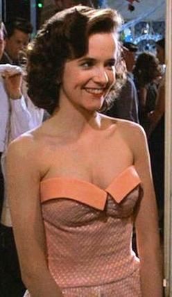 Lea Thompson Wearing Prom Dress