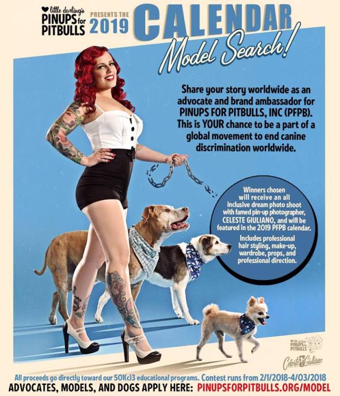 Pinups for Pitbulls Calendar