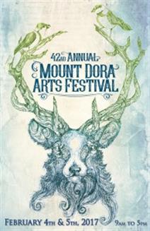 42nd Annual Mount Dora Arts Festival Poster