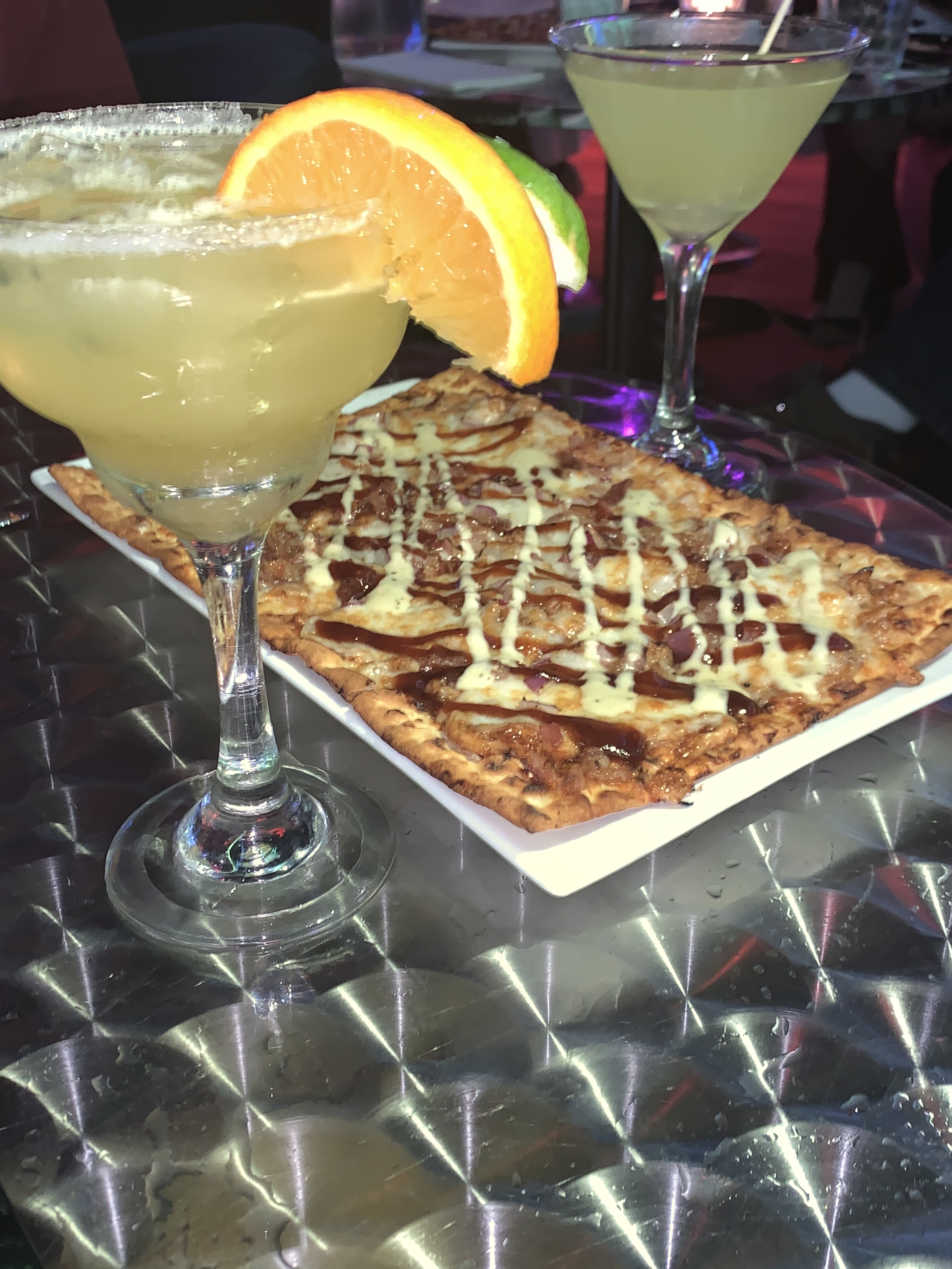 Margarita, Ice Queen and BBQ Flatbread_Carrie's Photo